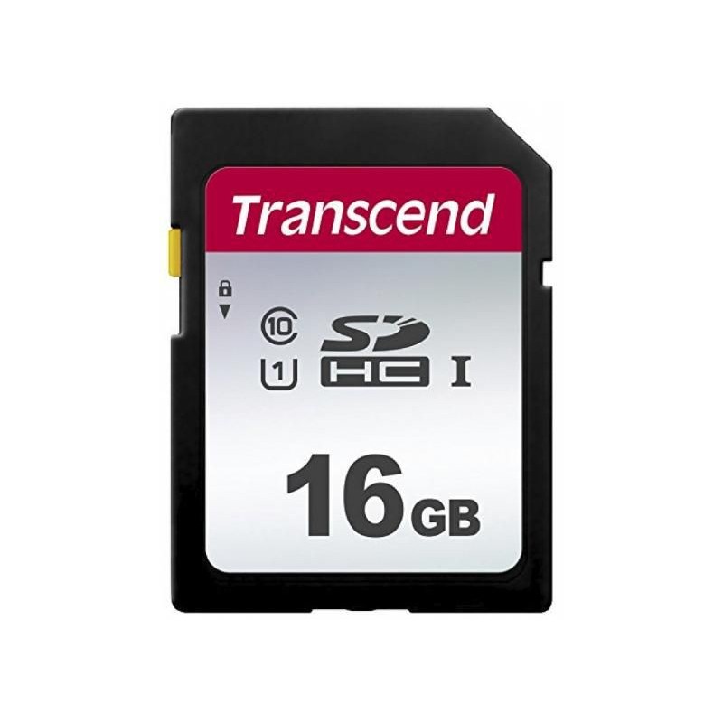 Transcend Sd Card Sdhc 300S 16Gb